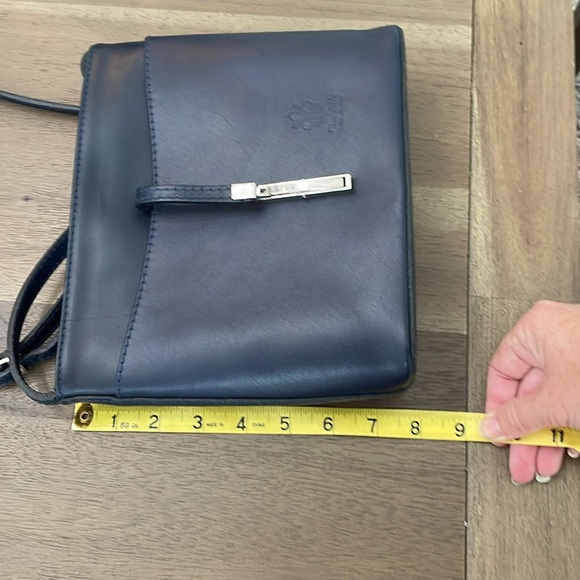 Set of 2 Blue Vera Pelle Handbags - Picture 14 of 17